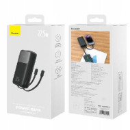 Baseus Comet Series 20000mAh 22.5W Dual-Cable Digital Display Fast Charge Power Bank 
